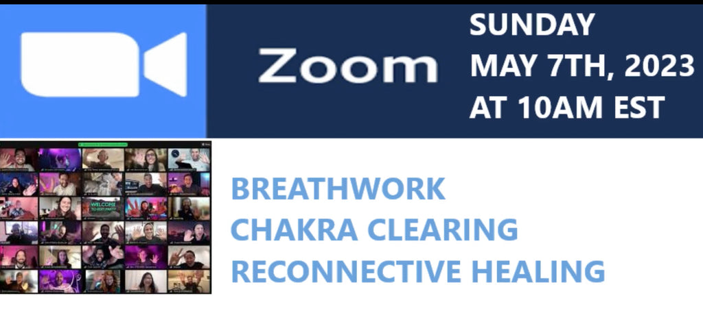 ZOOM Group Breathwork ,Meditation, Reconnective Healing Session