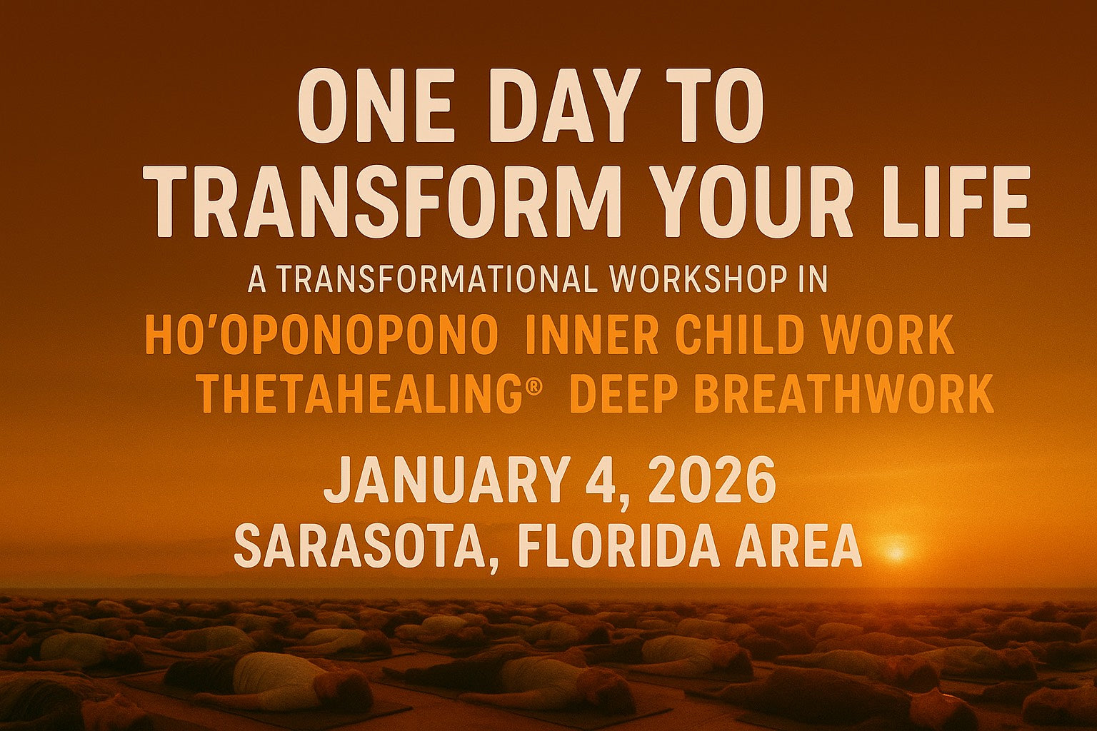 One Day to Transform Your Life Live Event: Sarasota, Florida USA