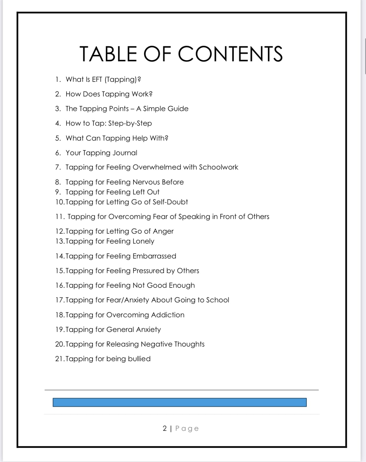 A Tapping Guide for Kids and Teens" – Only $2!