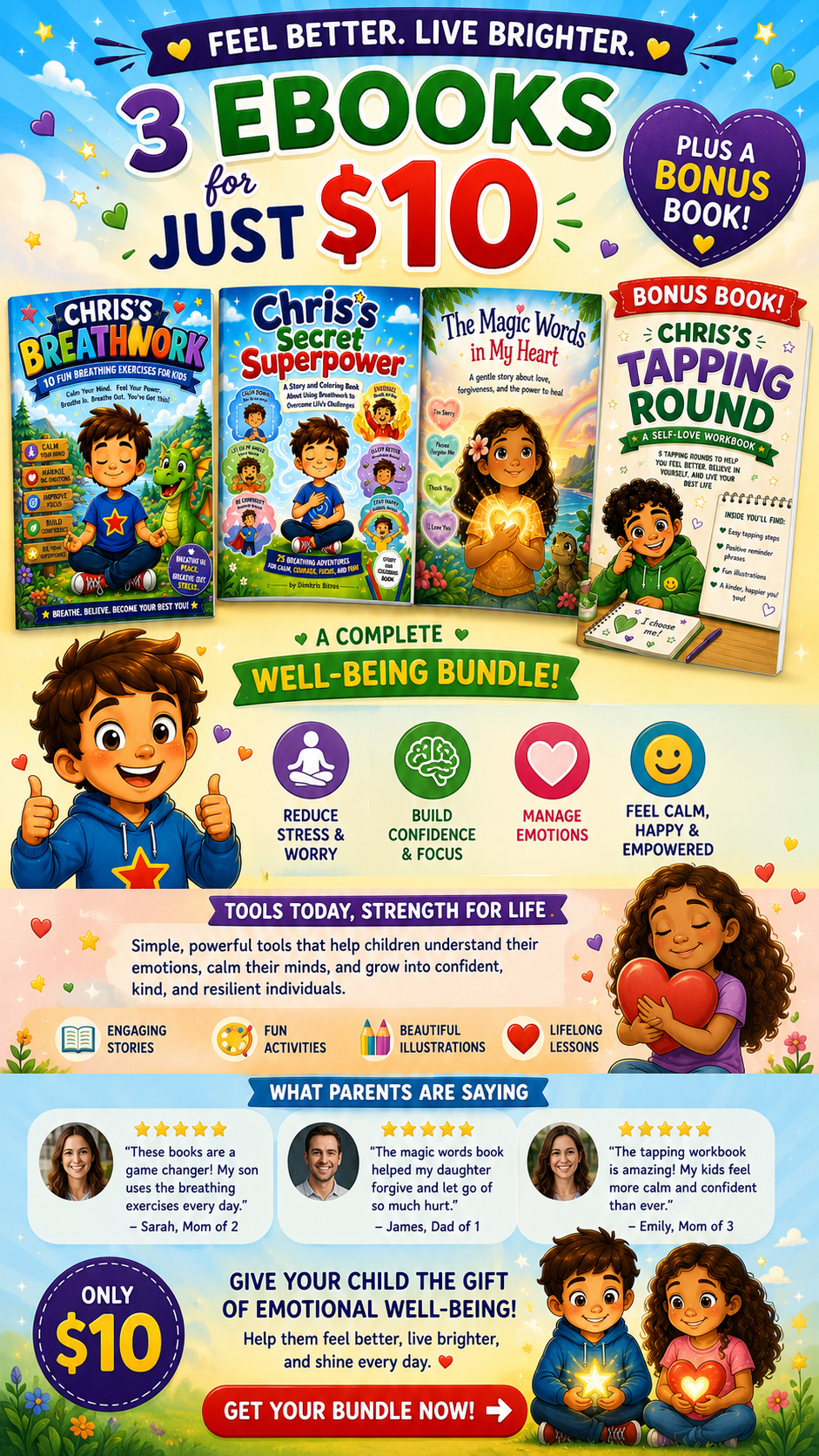 3 Ebooks for $10 Plus Bonus Book