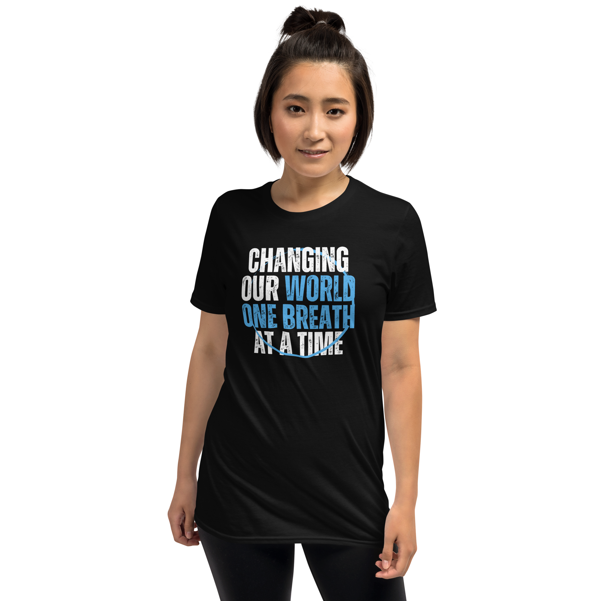 CHANGING OUR WORLD ONE BREATH AT A TIME Short-Sleeve Unisex T-Shirt