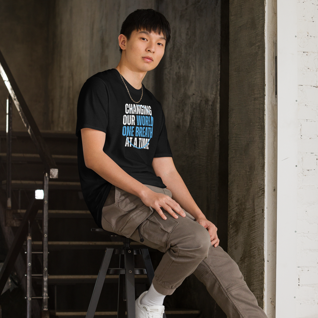 CHANGING OUR WORLD ONE BREATH AT A TIME Short-Sleeve Unisex T-Shirt