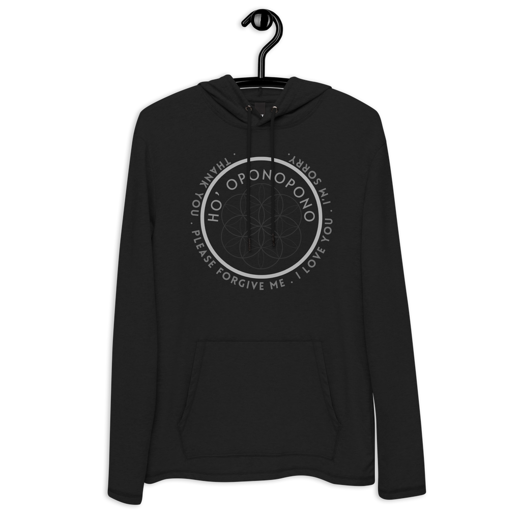 HO' OPONOPONO SACRED GEOMETRY Unisex Lightweight Hoodie