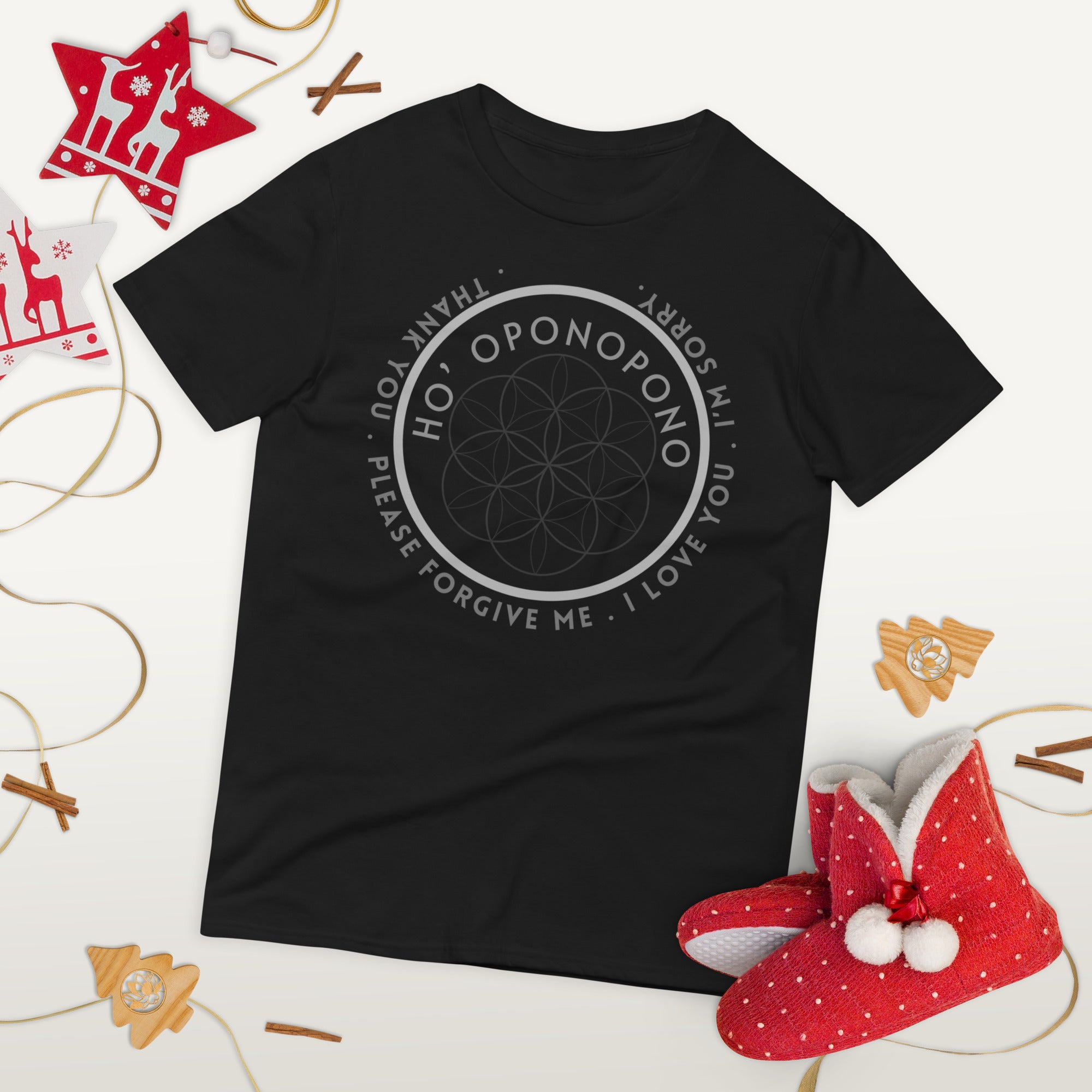 HO' OPONOPONO Sacred Geometry Short-Sleeve T-Shirt