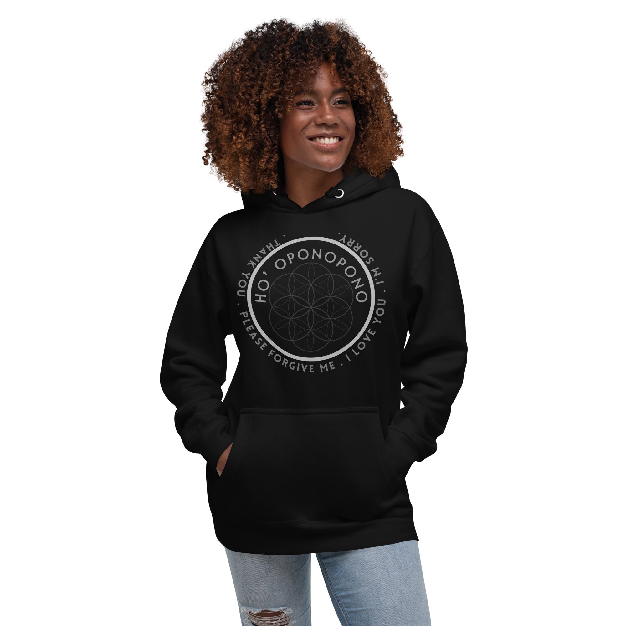 HO' OPONOPONO SARCED GEOM HOODIE Unisex Hoodie