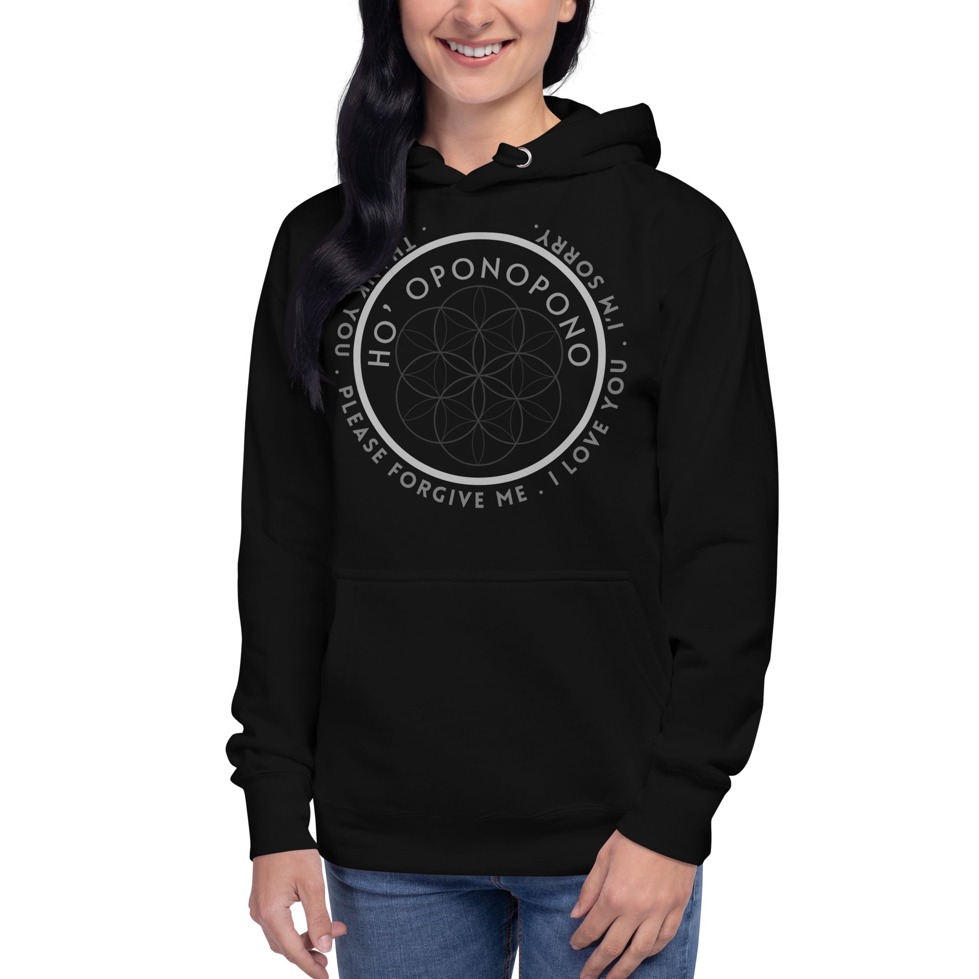 HO' OPONOPONO SARCED GEOM HOODIE Unisex Hoodie