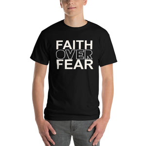 FAITH OVER FEAR Short Sleeve T-Shirt