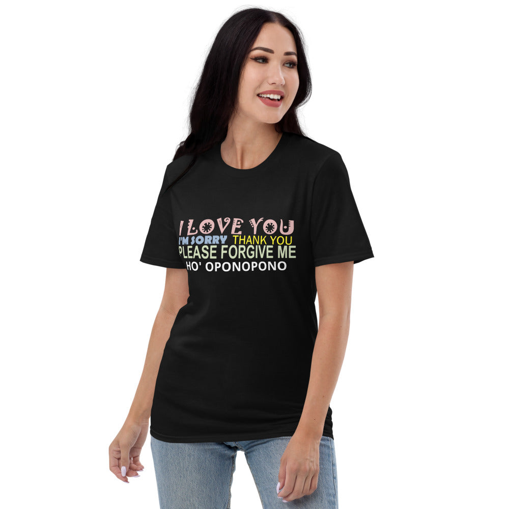 HO' OPONOPONO Prayer Short-Sleeve T-Shirt