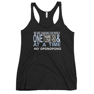 CHANGING OUR WORLD Women's Racerback Tank